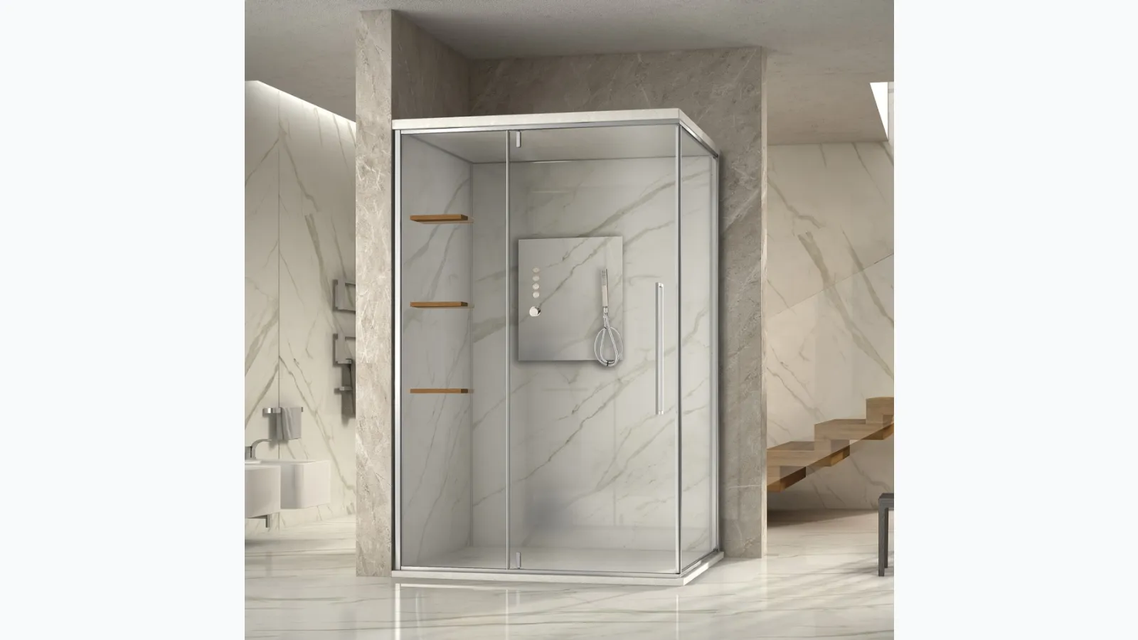 Hammam Zen Nude Shower by Megius