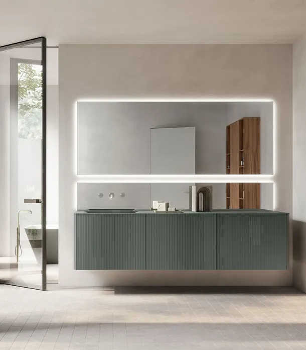 Bathroom Vanity Unit Honey 02 by Cerasa