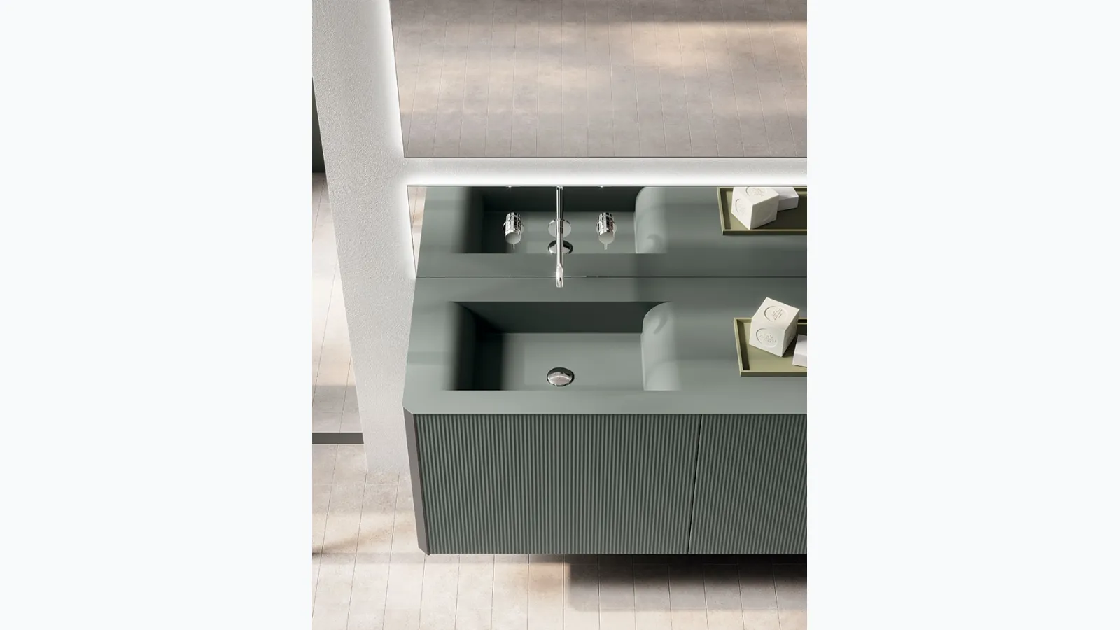Bathroom Vanity Unit Honey 02 by Cerasa
