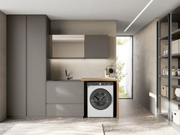 Bathroom Cabinet for Laundry Idrobox 02 by Birex