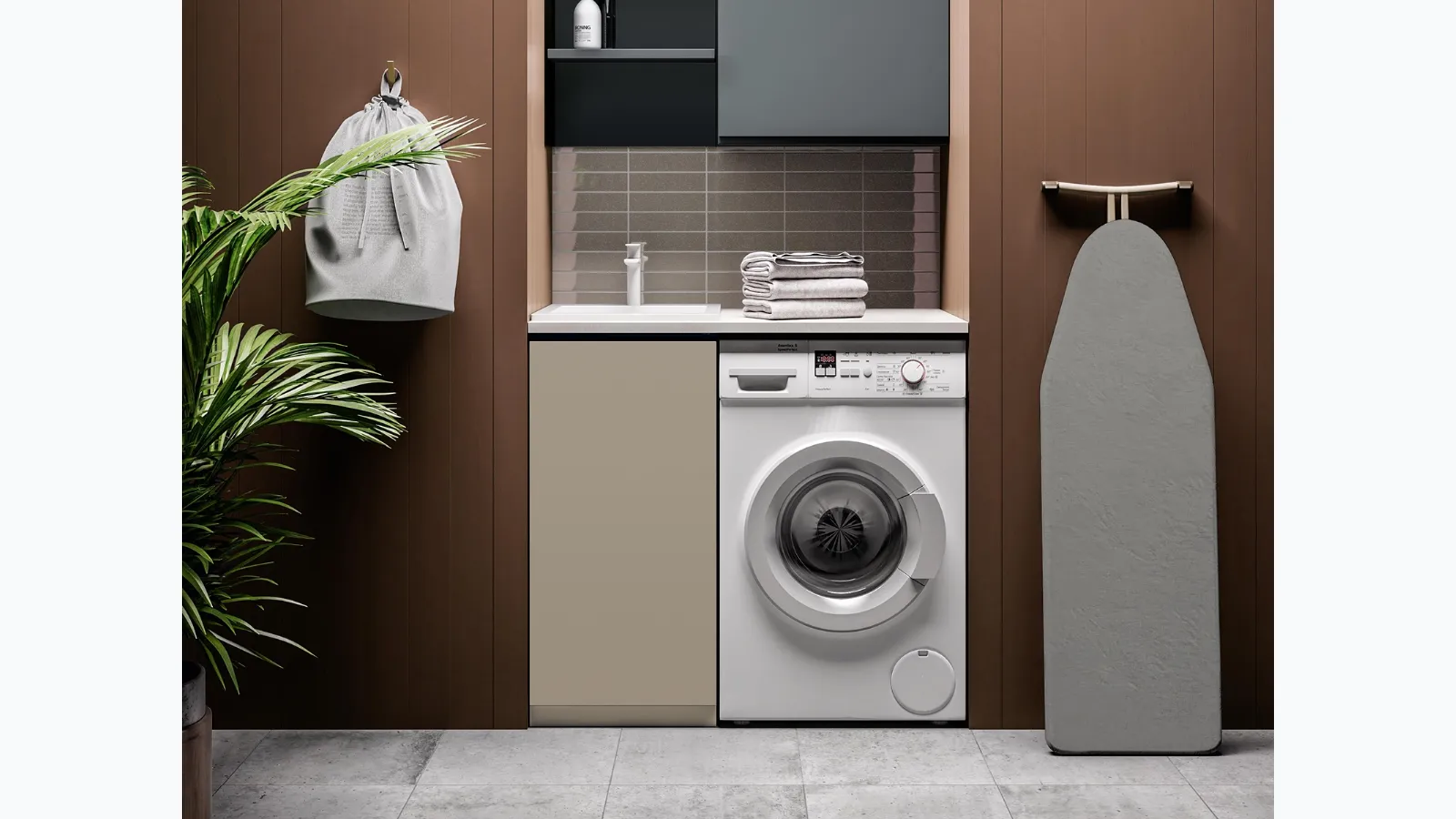 Bathroom Laundry Cabinet Idrobox 03 by Birex