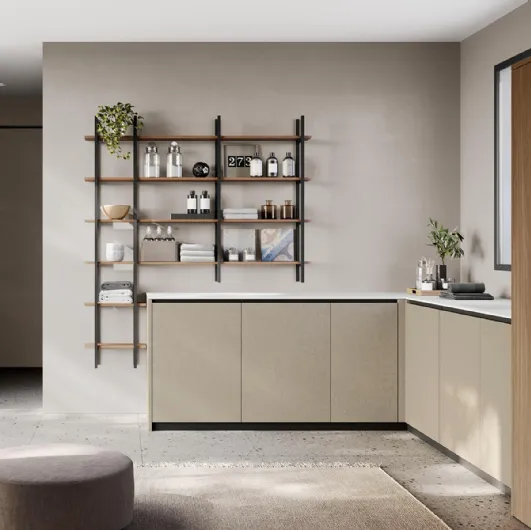 Bathroom furniture for laundry room Idrobox 07 by Birex.
