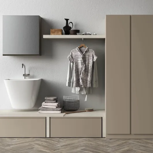 Bathroom furniture for laundry room - Idrobox 10 by Birex