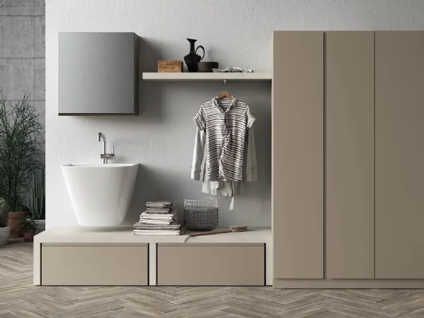 Bathroom furniture for laundry room - Idrobox 10 by Birex