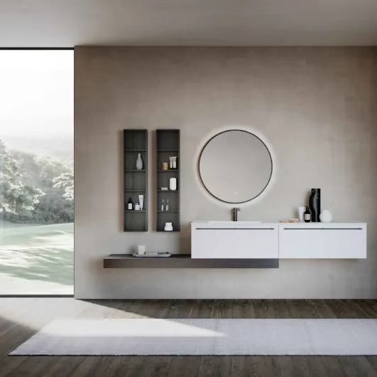 Suspended Lime 0 Club 035 Bathroom Vanity by Azzurra.