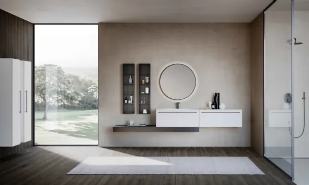 Suspended Lime 0 Club 035 Bathroom Vanity by Azzurra.