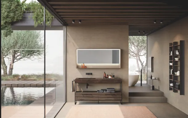 Free-standing Lime 0 Diva 022 bathroom sink by Azzurra.