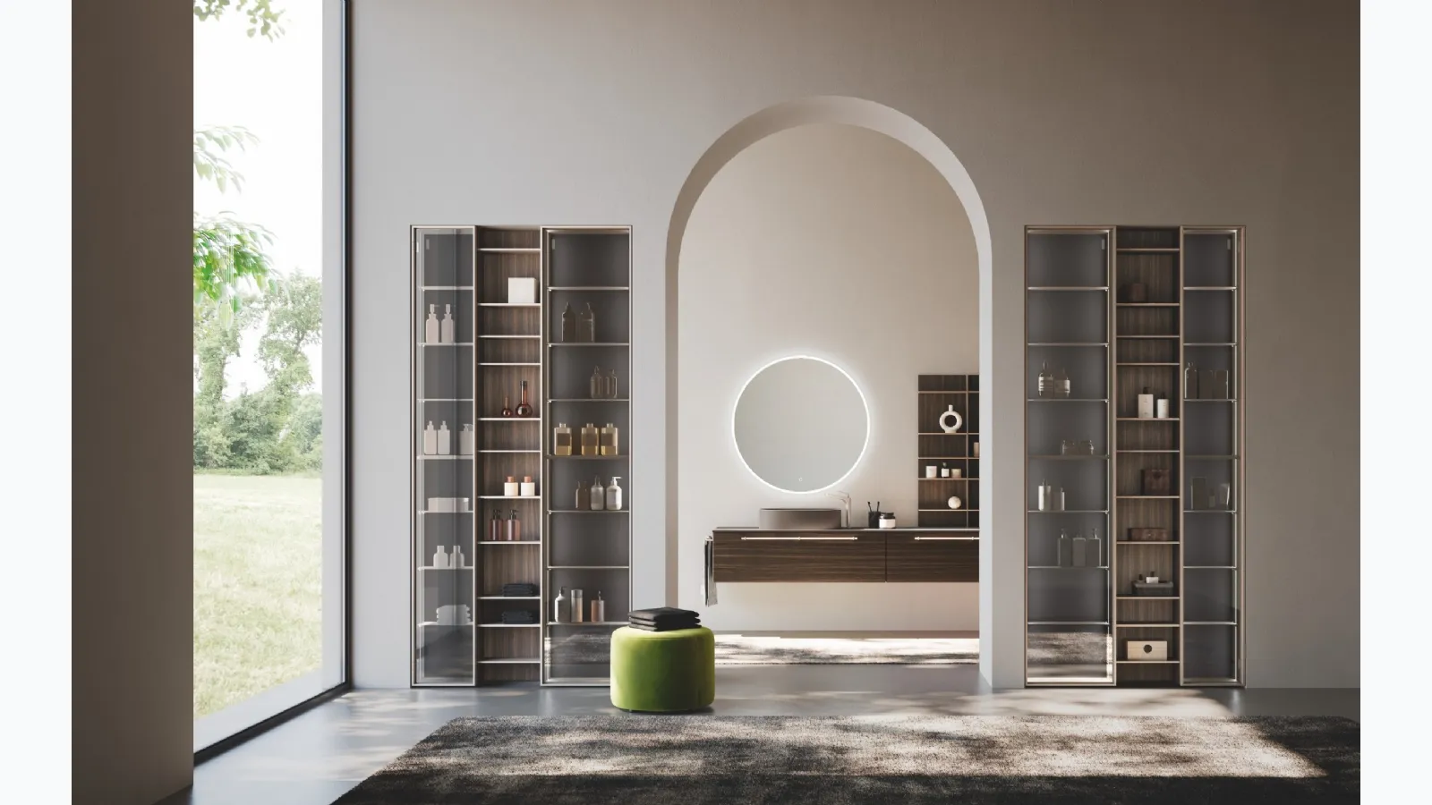 Suspended Lime 0 Gate 021 Bathroom Cabinet by Azzurra