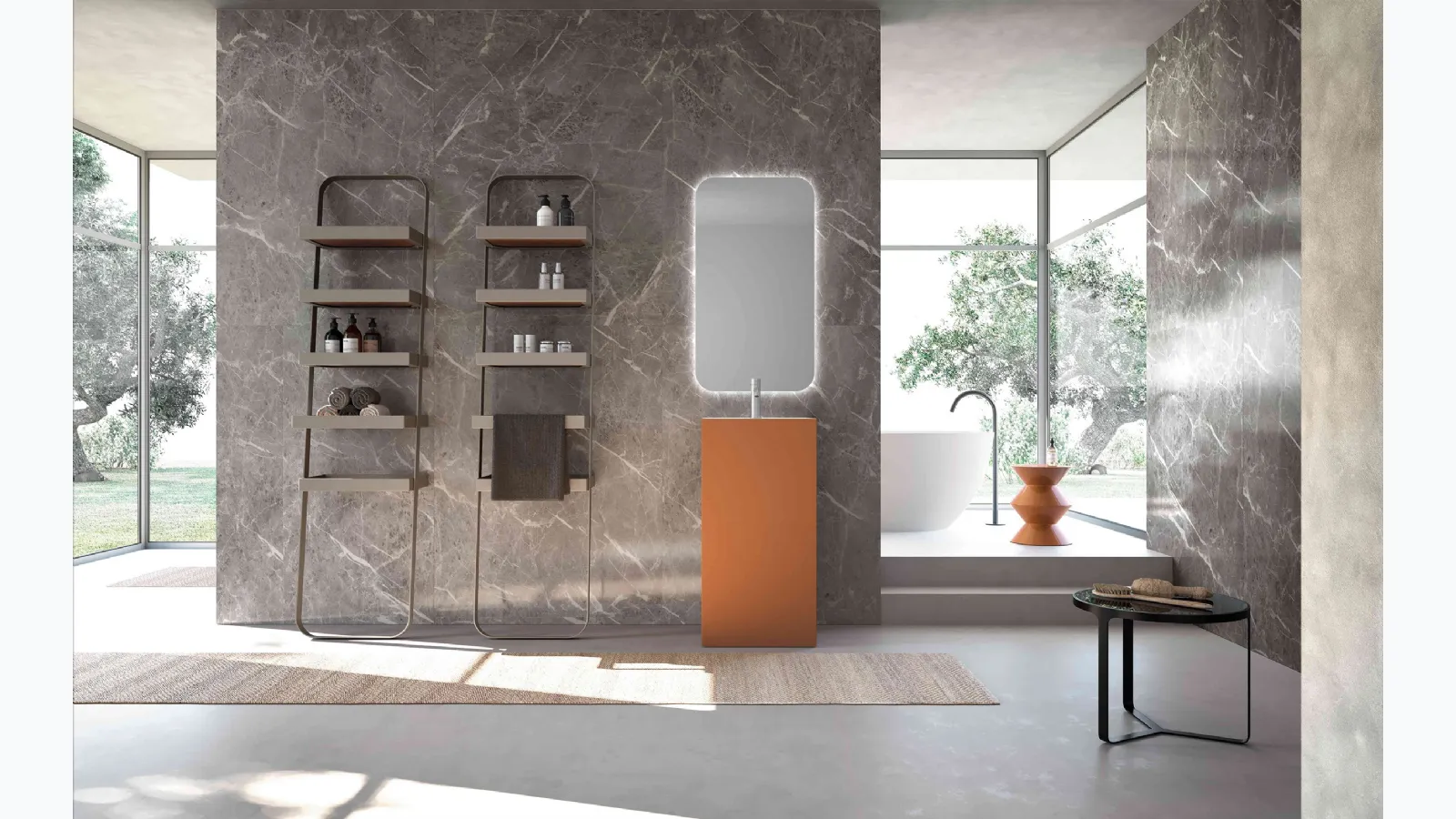 Floor standing Lime 0 Lime 034 Bathroom mobile by Azzurra.