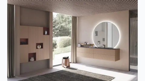 Suspended bathroom unit Lime 0 Push&Pull 024 by Azzurra