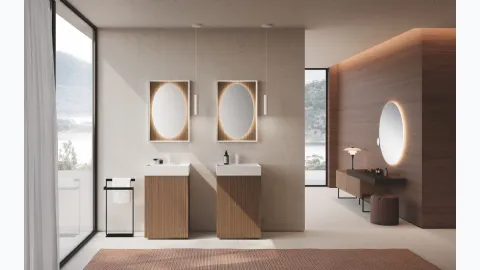 Free-standing Lime 0 Push&Pull 030 Bathroom Mobile by Azzurra