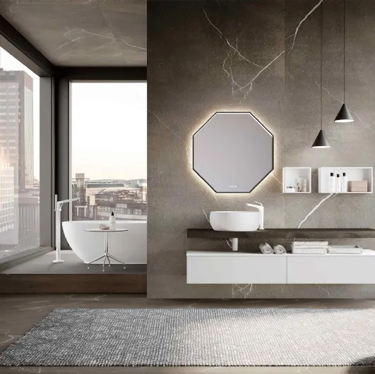Suspended Lime 0 Push&Pull 031 Bathroom Cabinet by Azzurra