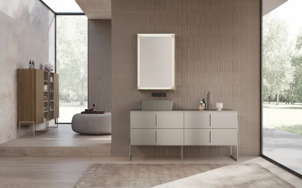 Floor standing bathroom cabinet Lime 0 Simple 028 by Azzurra.