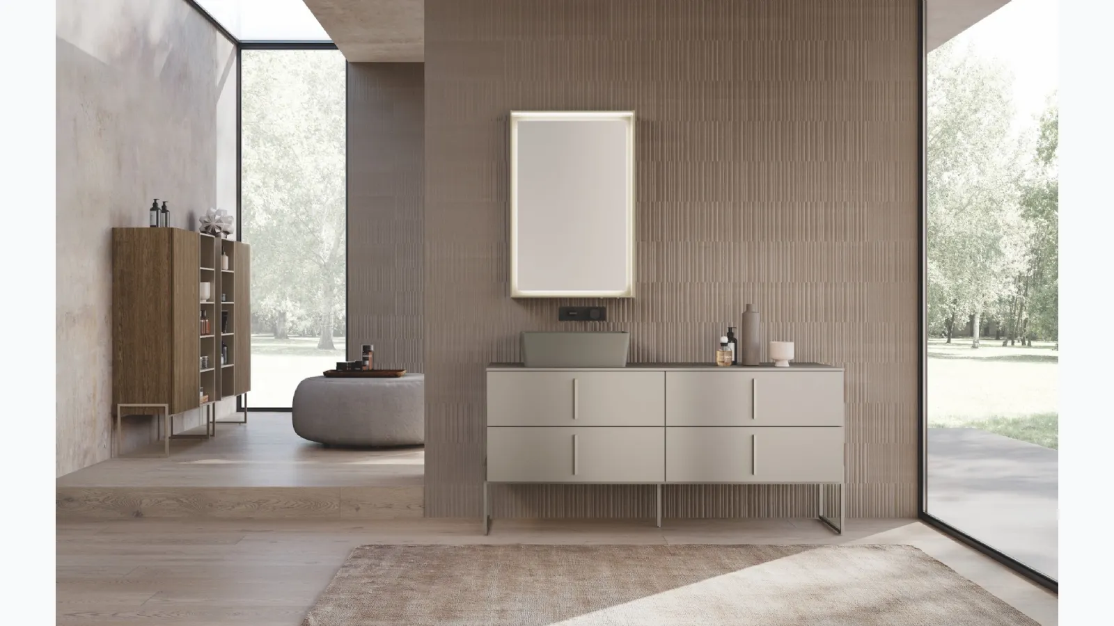Floor standing bathroom cabinet Lime 0 Simple 028 by Azzurra.