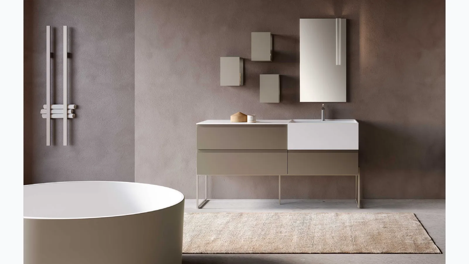 Lime 1-0 Jey 127 Bathroom Cabinet by Azzurra