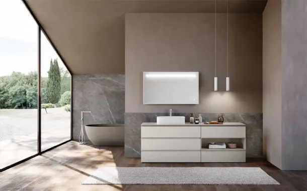 Lime 1-0 Lofty 135 Bathroom Cabinet by Azzurra