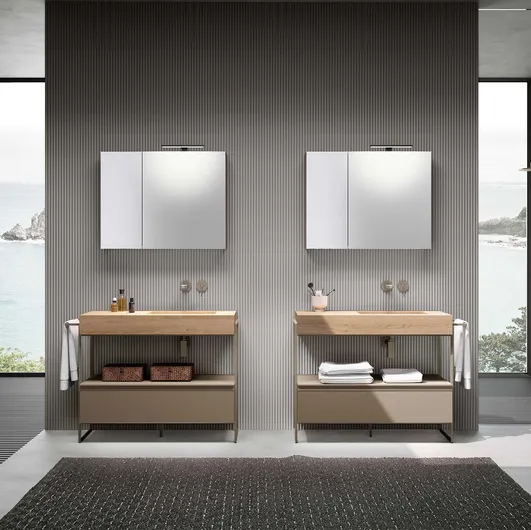 Lime 1-0 Lofty 137 Bathroom Cabinet by Azzurra