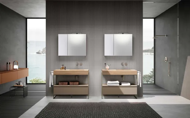 Lime 1-0 Lofty 137 Bathroom Cabinet by Azzurra