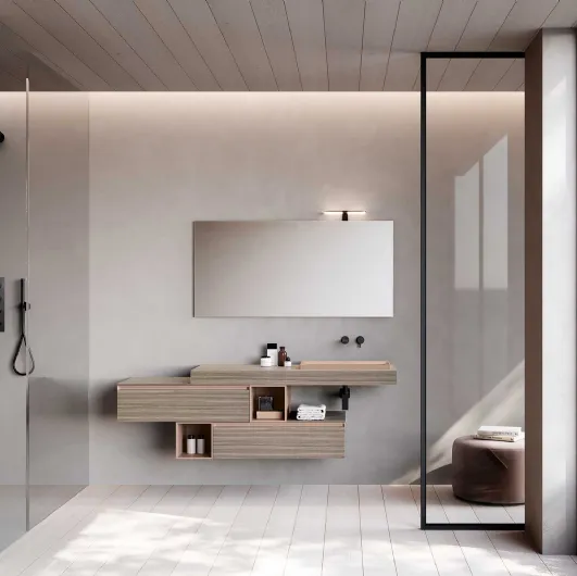 Lime 1-0 Nest 122 Bathroom Vanity Unit by Azz