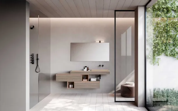 Lime 1-0 Nest 122 Bathroom Vanity Unit by Azz