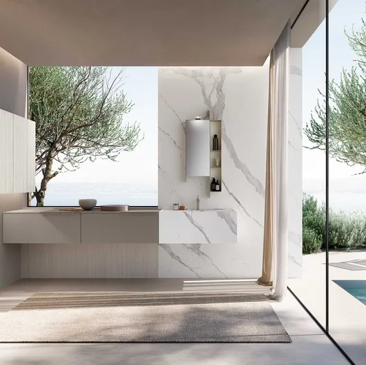 Lime 1-0 Tratto 131 Bathroom Cabinet by Azzurra