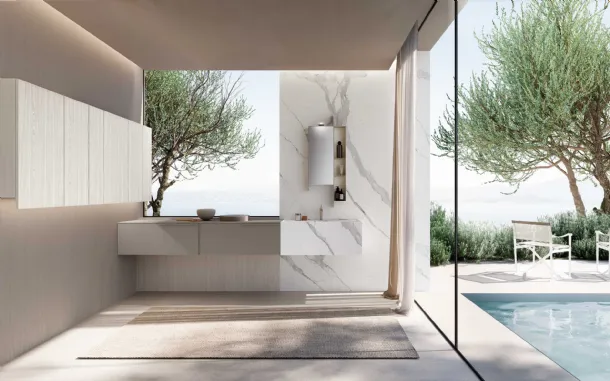 Lime 1-0 Tratto 131 Bathroom Cabinet by Azzurra