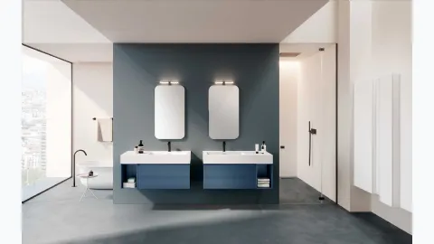 Suspended Lime 2-0 229 Bathroom Cabinet by Azzurra