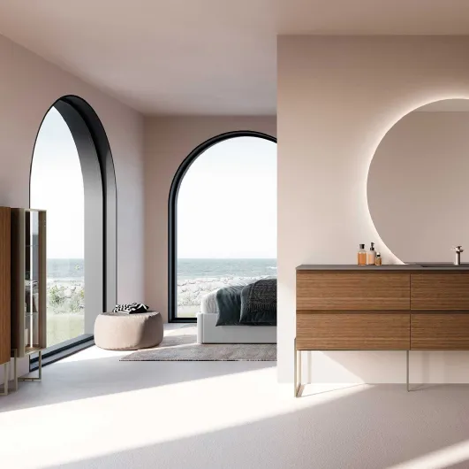 Floor-standing Lime 2-0 230 bathroom furniture by Azzurra