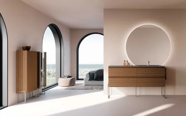 Floor-standing Lime 2-0 230 bathroom furniture by Azzurra