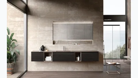 Wall-hung Lime 3.0 Comp 14 Bathroom Vanity Unit by Azz