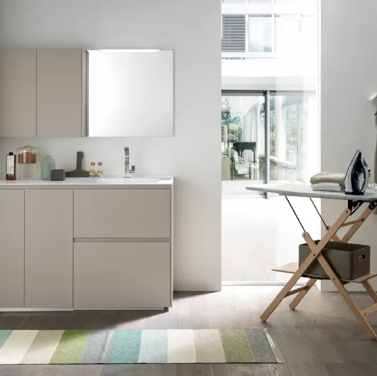 Mobile Laundry in matte lacquered Lime Wash Comp 05 by Azzurra