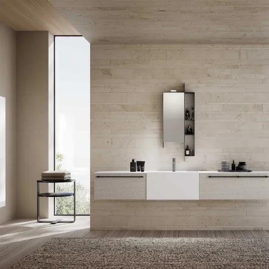 Suspended Bathroom mobile M System 032 by Baxar