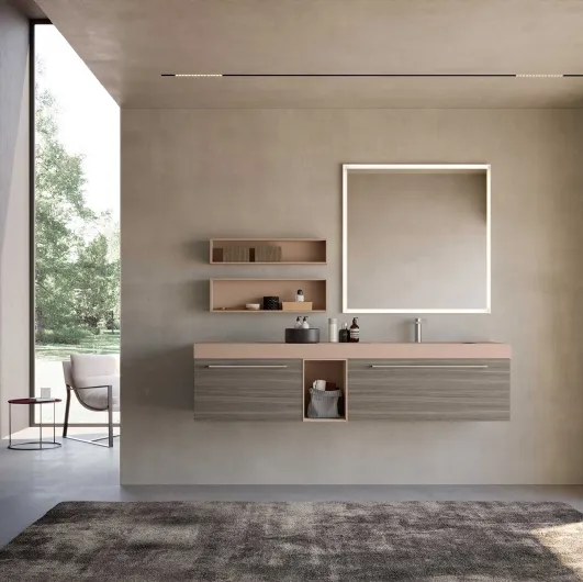 Bathroom vanity unit M System 034 by Baxar