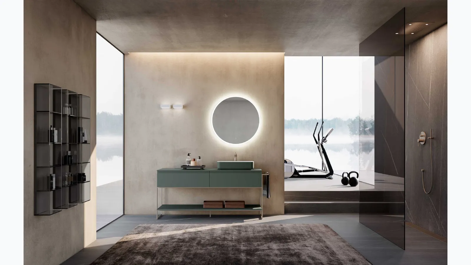 Bathroom Furniture M1 System 134 by Baxar