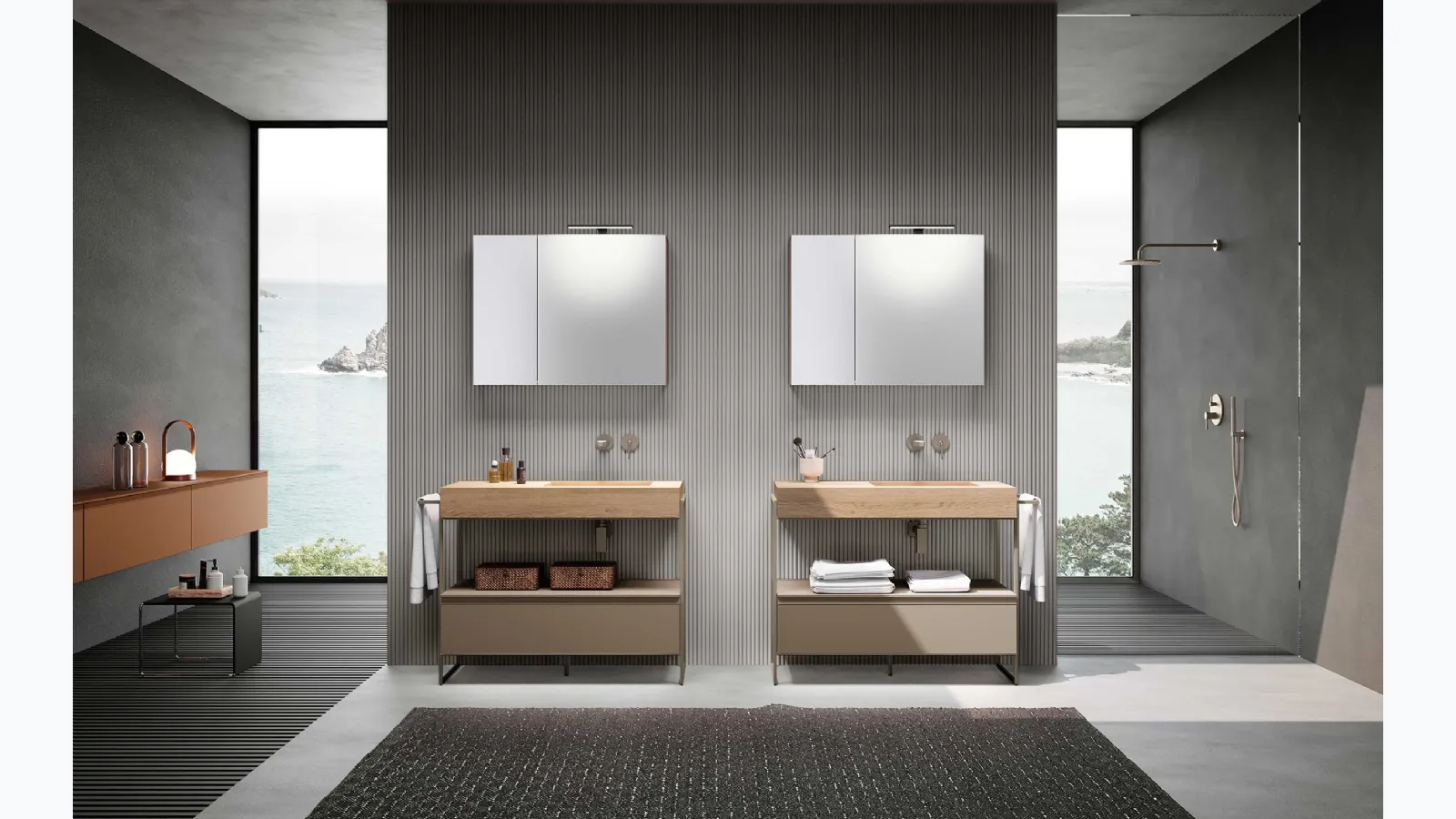 Bathroom cabinet M1 System 135 by Baxar.