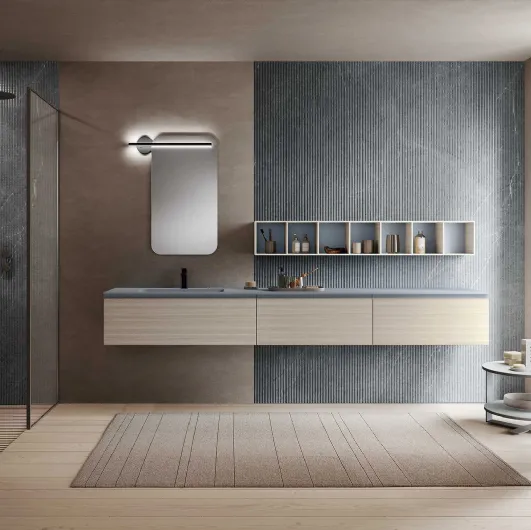 Suspended Bathroom Cabinet M1 System 136 by Baxar