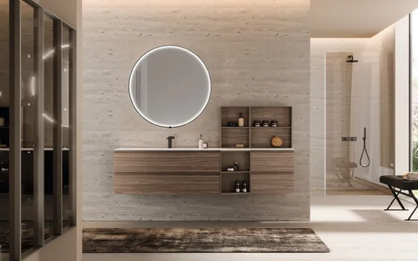 Wall-hung bathroom unit M1 System 141 by Baxar