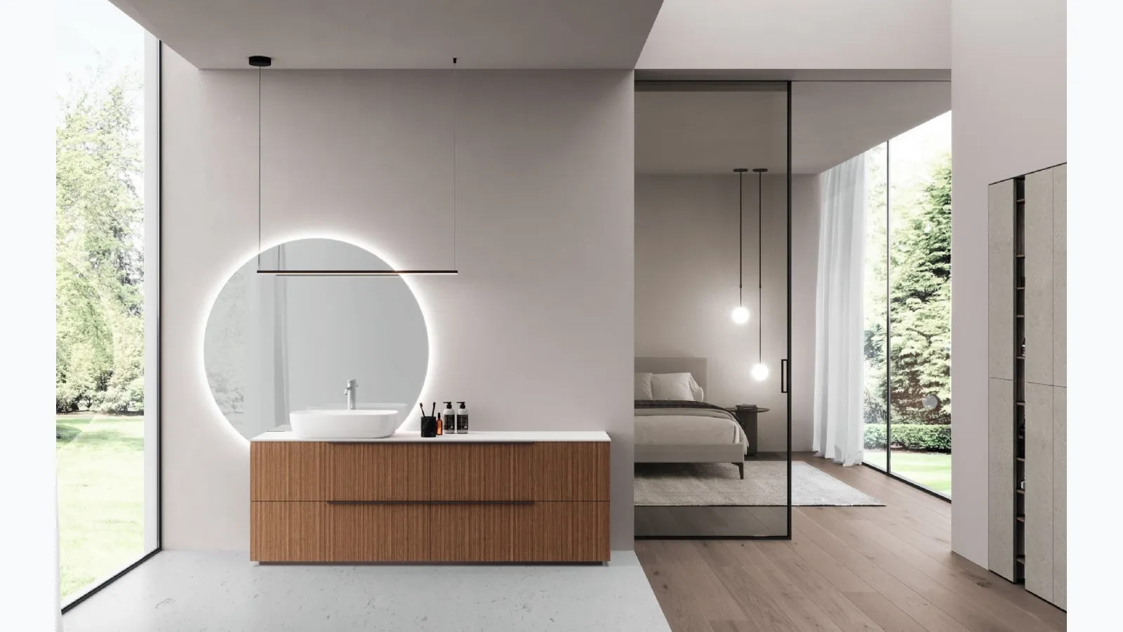 Bathroom furniture M1 System 142 by Baxar