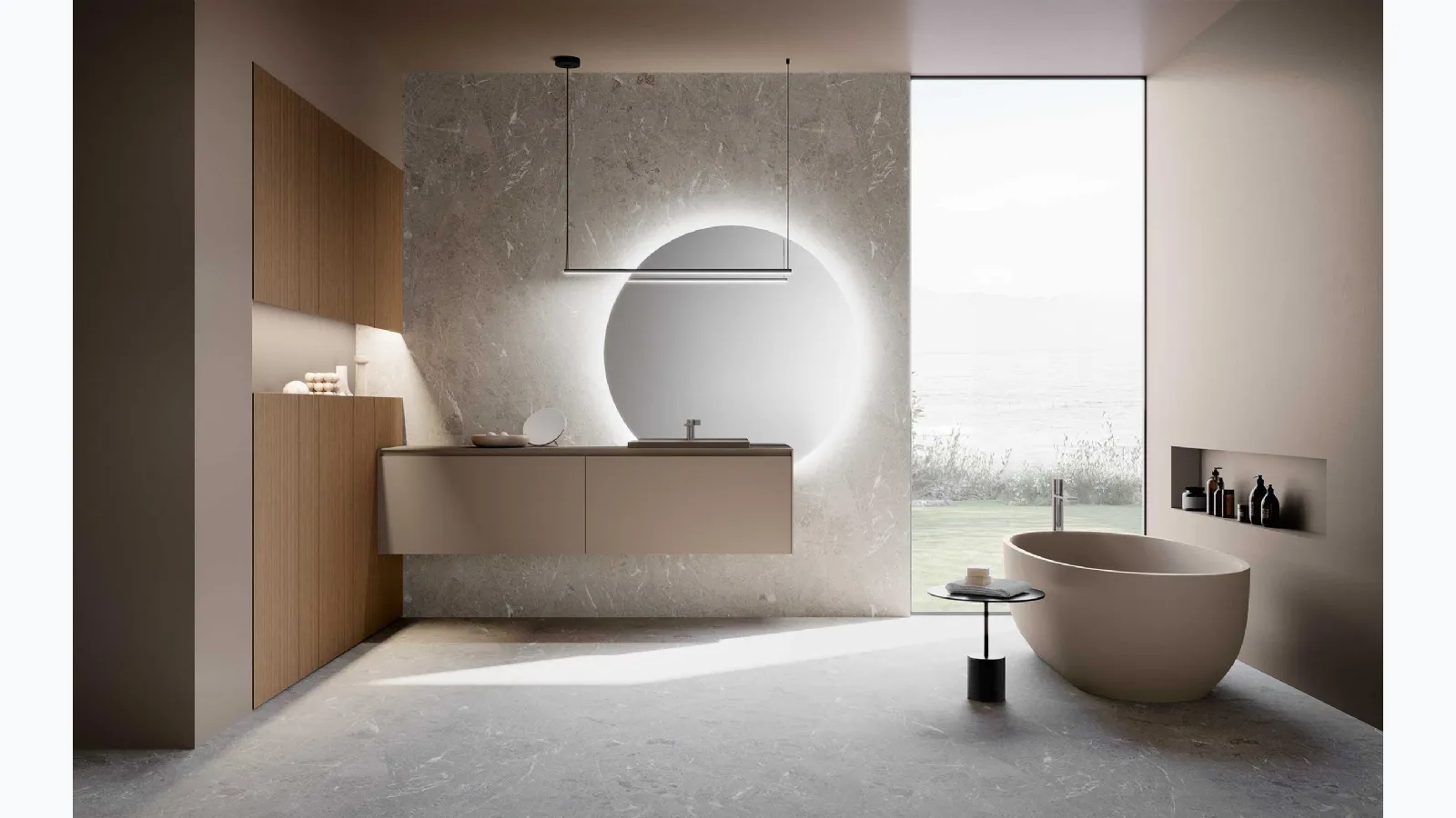Suspended Bathroom Vanity M2 System 231 by Baxar.