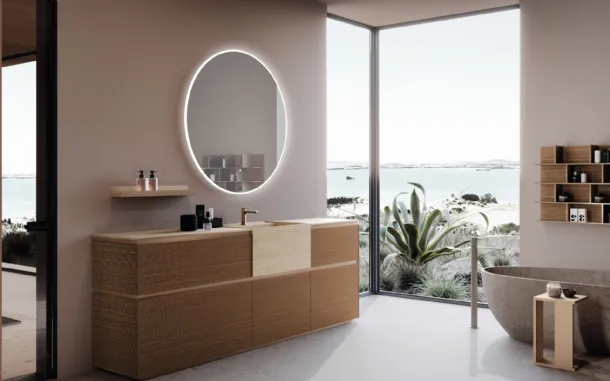 Bathroom furniture M2 System 245 by Baxar