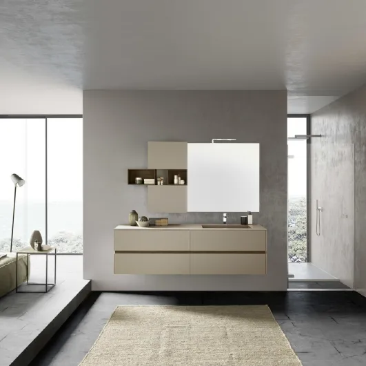 Suspended Bathroom Vanity M2 System C202 by Baxar