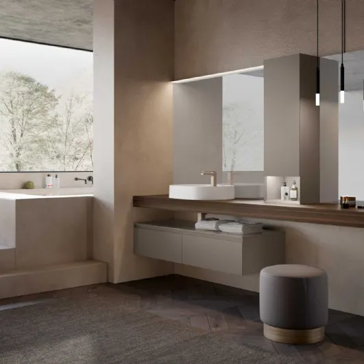 Suspended Bathroom Vanity M3 System 312 by Baxar.