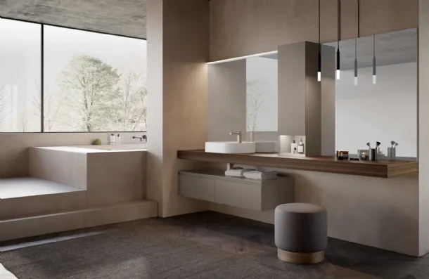 Suspended Bathroom Vanity M3 System 312 by Baxar.