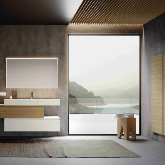 Suspended Bathroom Vanity M3 System 343 by Baxar