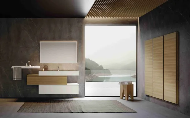 Suspended Bathroom Vanity M3 System 343 by Baxar