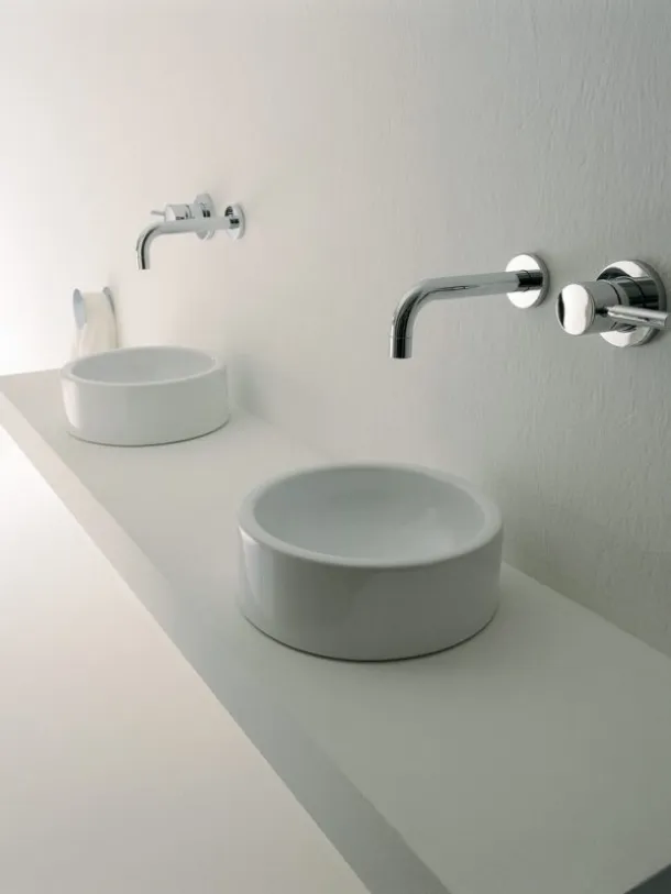 Mini Twin Washbasin by Flaminia