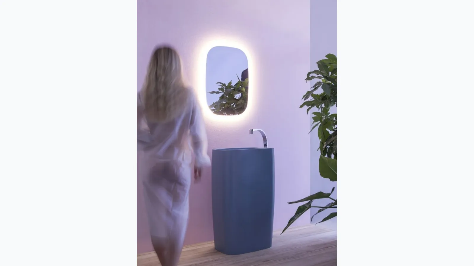 Monoflag washbasin by Flamin