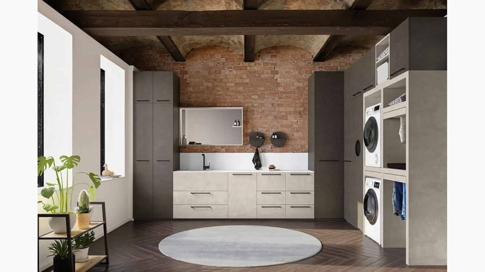 Laundry's Regola 02 mobile by Cerasa.