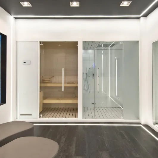 Bathroom Sauna + Hamman Nirvana Combi 1 by Megius