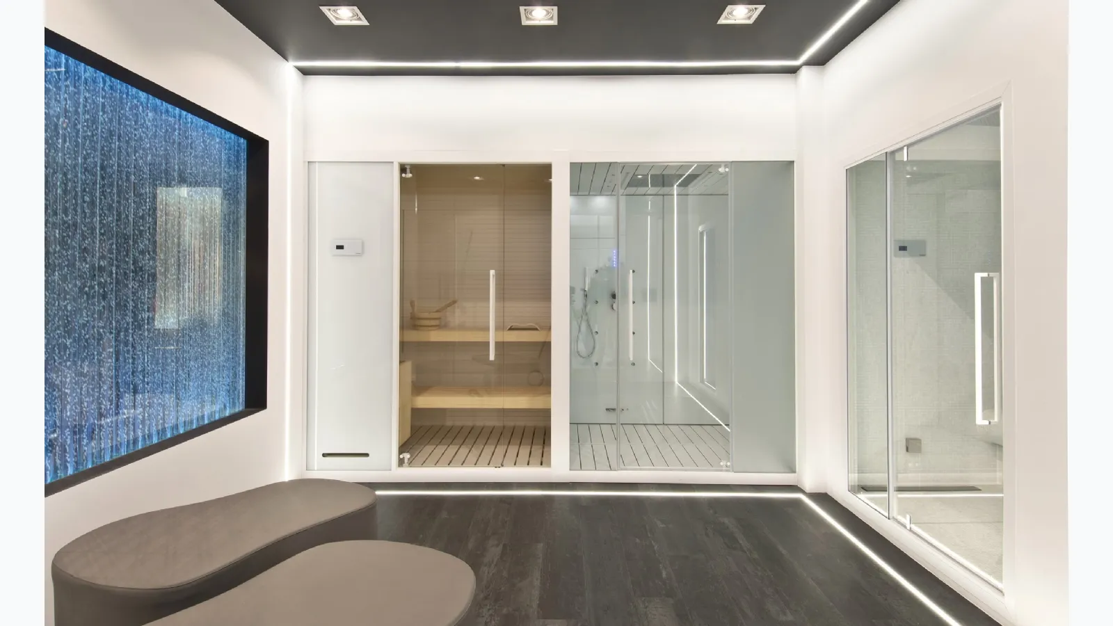 Bathroom Sauna + Hamman Nirvana Combi 1 by Megius